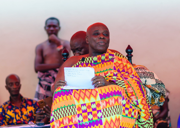 Okyenhene calls for inclusion of chiefs in local governance.